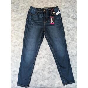 No Boundaries Super High Rise Jegging Curvy Skinny Jeans Womens 15 Blue NWT